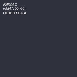 #2F323C - Outer Space Color Image